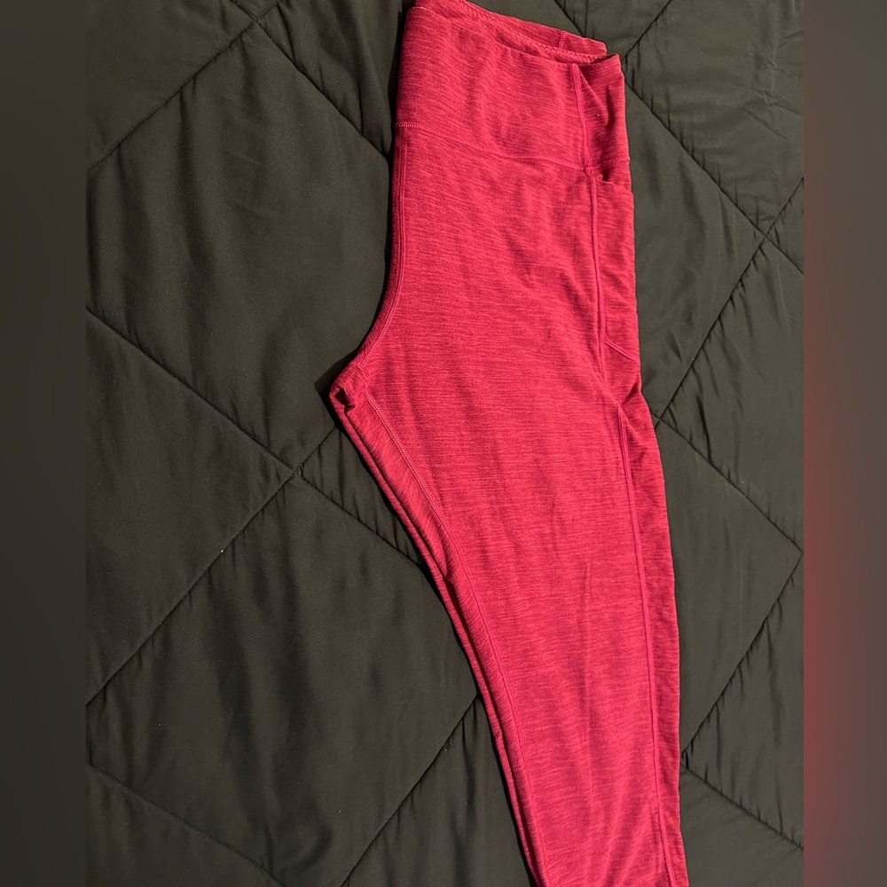 Victoria secret used leggings good condition xxl red